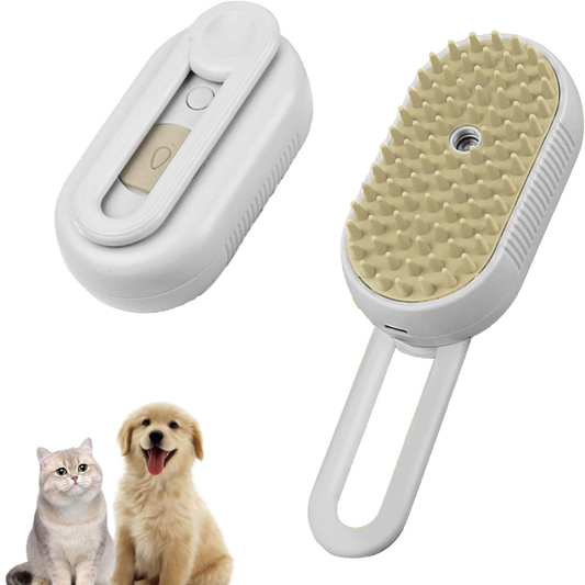 Cepillo para mascota con spray